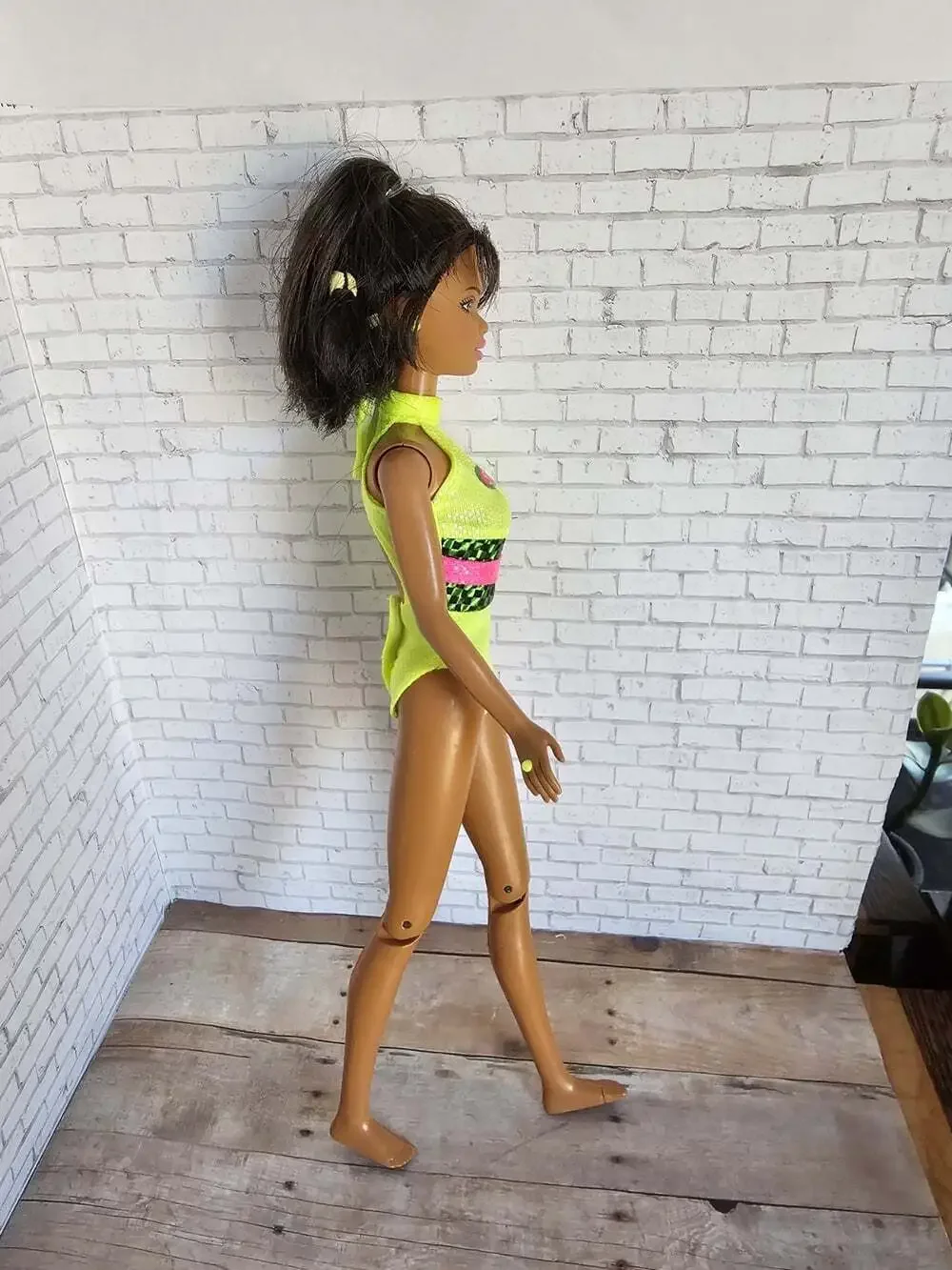 1997 Barbie Christie Flip n Dive Speedo Doll 18981 Vintage Swimsuit Rare Mattel